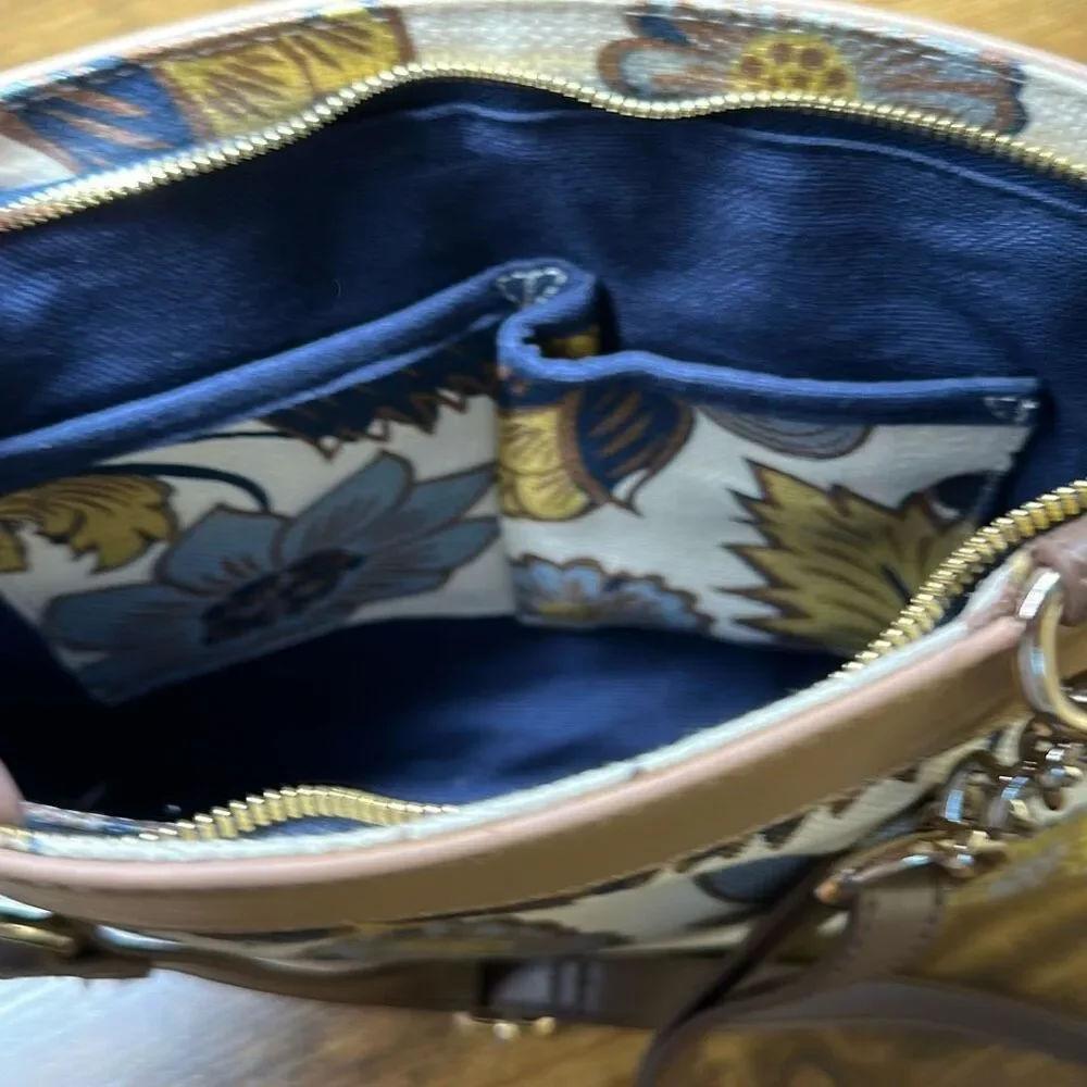 Spartina 449 Crossbody Bag Daufuskie Island Gold Hardware Purse Pocketbook Handb